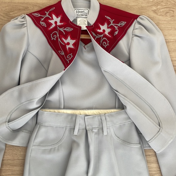 RARE DEADSTOCK 70’s blazer and pant suit set - Picture 3 of 3